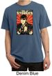 Three Stooges Pigment Dyed T-shirt Viva La Stooges Big Moe Adult Tee