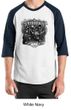 Three Stooges Shirt Bike Week Mens Raglan Tee T-Shirt