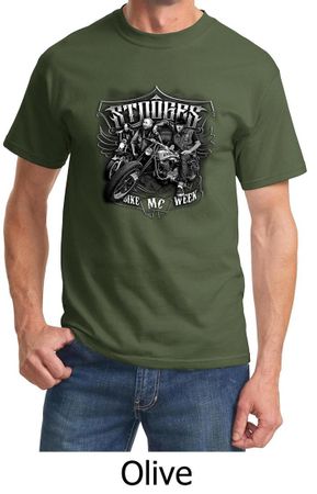 Three Stooges Shirt Bike Week Mens Tee T-Shirt