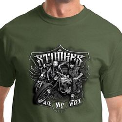 Three Stooges Shirt Bike Week Mens Tee T-Shirt