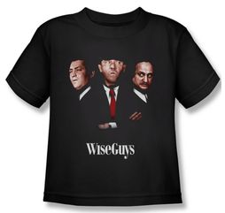 Three Stooges Shirt Kids Wiseguys Black Youth Tee T-Shirt