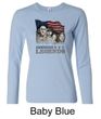 Three Stooges Shirt Rushmorons Ladies Long Sleeve Tee T-Shirt