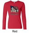 Three Stooges Shirt Rushmorons Ladies Long Sleeve Tee T-Shirt