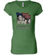 Three Stooges Shirt Rushmorons Ladies Longer Length Tee T-Shirt