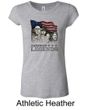 Three Stooges Shirt Rushmorons Ladies Longer Length Tee T-Shirt