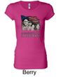 Three Stooges Shirt Rushmorons Ladies Longer Length Tee T-Shirt