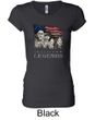 Three Stooges Shirt Rushmorons Ladies Longer Length Tee T-Shirt