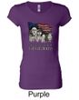 Three Stooges Shirt Rushmorons Ladies Longer Length Tee T-Shirt