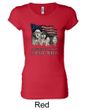 Three Stooges Shirt Rushmorons Ladies Longer Length Tee T-Shirt