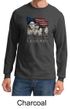 Three Stooges Shirt Rushmorons Mens Long Sleeve Tee T-Shirt