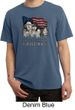 Three Stooges Shirt Rushmorons Mens Pigment Dyed Tee T-Shirt