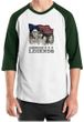 Three Stooges Shirt Rushmorons Mens Raglan Tee T-Shirt