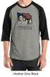 Three Stooges Shirt Rushmorons Mens Raglan Tee T-Shirt