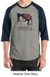 Three Stooges Shirt Rushmorons Mens Raglan Tee T-Shirt