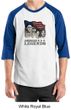 Three Stooges Shirt Rushmorons Mens Raglan Tee T-Shirt
