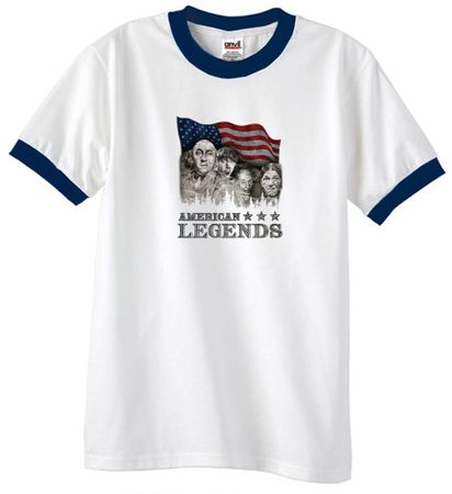 Three Stooges Shirt Rushmorons Mens Ringer Tee T-Shirt