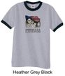 Three Stooges Shirt Rushmorons Mens Ringer Tee T-Shirt