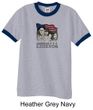Three Stooges Shirt Rushmorons Mens Ringer Tee T-Shirt