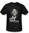 Three Stooges Shirt Shemp Happens Adult Black Tee T-Shirt