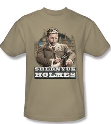 Three Stooges Shirt Shemyuk Holmes Adult Sand Tee T-Shirt