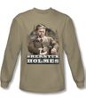 Three Stooges Shirt Shemyuk Holmes Sand Long Sleeve Tee T-Shirt
