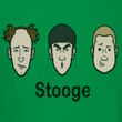 Three Stooges Shirt Stooges Adult Heather Kelly Green Tee T-Shirt