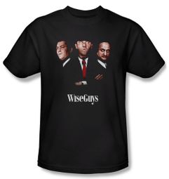 Three Stooges Shirt Wiseguys Adult Black Tee T-Shirt