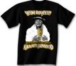 Three Stooges T-shirt Curly in the Knucklehood Adult Black Tee Shirt