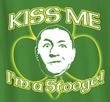 Three Stooges T-shirt Curly Kiss Me Irish Shamrock Adult Tee Shirt