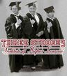 Three Stooges T-shirt Funny Higher Learning Adult Gray Tee Shirt