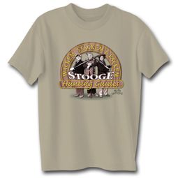 Three Stooges T-shirt Hunting Guides Adult Funny Tee Shirt