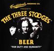 Three Stooges T-shirt Knucklehead Brewing Company Black Tee Shirt