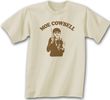 Three Stooges T-shirt Moe Cowbell Adult Funny Natural Tee Shirt