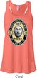 Three Stooges Tank Top Curly Porter Ladies Flowy Racerback