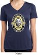 Three Stooges Tee Curly Porter Ladies Dry Wicking V-neck