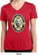 Three Stooges Tee Curly Porter Ladies Dry Wicking V-neck