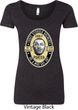 Three Stooges Tee Curly Porter Ladies Scoop Neck