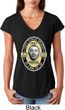 Three Stooges Tee Curly Porter Ladies Tri Blend V-neck