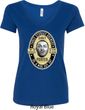 Three Stooges Tee Curly Porter Ladies V-Neck