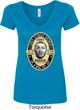 Three Stooges Tee Curly Porter Ladies V-Neck