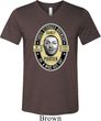 Three Stooges Tee Curly Porter Tri Blend V-neck