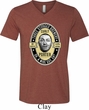 Three Stooges Tee Curly Porter Tri Blend V-neck