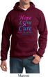 Thyroid Cancer Awareness Hope Love Cure Hoodie