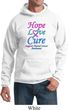 Thyroid Cancer Awareness Hope Love Cure Hoodie
