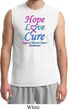 Thyroid Cancer Awareness Hope Love Cure Muscle Shirt
