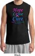 Thyroid Cancer Awareness Hope Love Cure Muscle Shirt