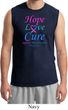 Thyroid Cancer Awareness Hope Love Cure Muscle Shirt