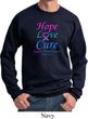 Thyroid Cancer Awareness Hope Love Cure Sweatshirt