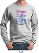 Thyroid Cancer Awareness Hope Love Cure Sweatshirt