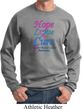 Thyroid Cancer Awareness Hope Love Cure Sweatshirt